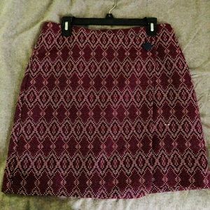 Loft skirt colorful patterns, trendy